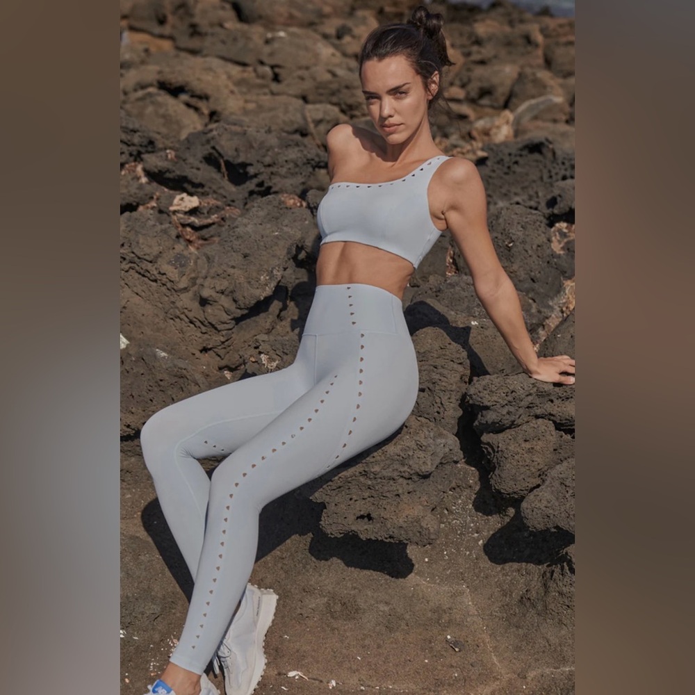 WISKII TRAINING LASER CUT LEGGING in Belair Blue